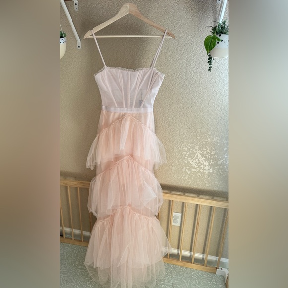 BCBGMAXAZRIA Tulle Corset Dress - Picture 2 of 4